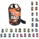 thumbnail image 2 of Bolsas secas impermeables Greeniant camuflaje para exteriores 2/5/10/15L Bolsa seca portátil para Rafting y buceo naranja 19x55cm, 2 of 6