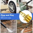 thumbnail image 4 of ARCADORA M22 14mm Pressure Washer Adapter Brass Material Quick Connect Plug For Karcher K2 K3 K4 K5 K6 K7 Trigger Water Gun, 4 of 6