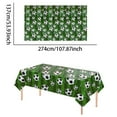 thumbnail image 3 of TIELUTT Birthday Party Football Tablecloth Cover for Themed Materials Washable Table 6' Table Clothes for Rectangle Tables Table Cover Spandex Table Cloths for Card Tables 8ft Christmas Tablecloth, 3 of 6