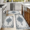 thumbnail image 6 of Kitchen Rugs Sets of 3 Non Slip Washable Kitchen Mats for Floor, Waterproof Kitchen Runner Rug, Floor Mat Carpet for Entryway, Laundry, Sink, Hallway, Bathroom, 6 of 12