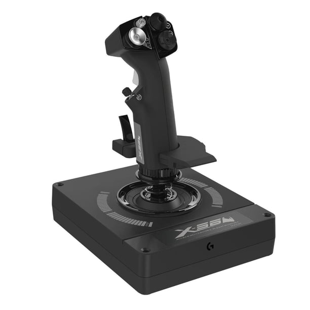 Logitech X56 HOTAS RGBスティックコントローラー Logitech G X56 H.O.T.A.S. RGB Throttle and Stick Simulation