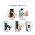 thumbnail image 7 of Tuya App Waterproof Smart Door Lock Aluminum Biometric Lock Fingerprint Door Handle Digital Keyless Lock For Glass Sliding ,Integrated Smart Home, 7 of 7