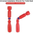 thumbnail image 3 of Toilet Seat Mounting Key Universal Toilet Lid Key 10/13 Mm Toilet Mounting Key Red Plastic Mounting Key For Toilet Seat Assembly Removal Repair Key, 3 of 5