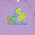 thumbnail image 4 of Inktastic Dinosaur Little Brother Green Boys Baby Bodysuit, 4 of 5