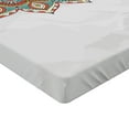 thumbnail image 2 of Ambesonne Ethnic Fitted Sheet, Mandala, Twin XL Size, Multicolor, 2 of 3