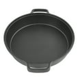 thumbnail image 2 of Xirurus Cast Iron Dutch Oven Pot Dual Loop Handle 9.84 Inches Uncoated Flat Bottom for Soup Stew Frying Pancake Induction Compatible Kitchen Cookware Black, 2 of 9
