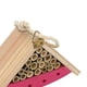 thumbnail image 2 of Casa de mariposas de madera, hotel de mariposas colgantes Hábitat perfecto para crisopas/ s/Solitary Live Rosa 12x5.6x8.5cm shamjiam Casa de insectos de madera, 2 of 3