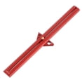 thumbnail image 2 of Woodworking Track Ruler, Aluminum Alloy Rust Proof  Smoothly Slide Multifunctional Ruler With Screw For Furniture Manufacturing For Carpenter 50cm/19.7in, 2 of 8