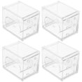 thumbnail image 1 of 4pcs Watch Box Transparent Watch Gift Box Jewelry Box Organizer For Home Travel, 1 of 4