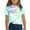 Mint Green, variant on Spazoro Toddler Girls T-shirts, Tie Dye Crewneck Summer Casual Short Sleeve Tops Tee Multicolor Size 11 T