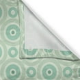 thumbnail image 3 of Ambesonne Mint Kitchen Curtains, Circles Vintage Pastel, 55"x45", Mint and Pale Green, 3 of 3