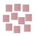 thumbnail image 5 of TISHITA 10Pcs Foam Brick Wallpaper 3D Wall Panels Waterproof Faux Bricks Wall Panels Foam Wall Panel for Bathroom Living Room Bedroom 5mm Pink, 5 of 8