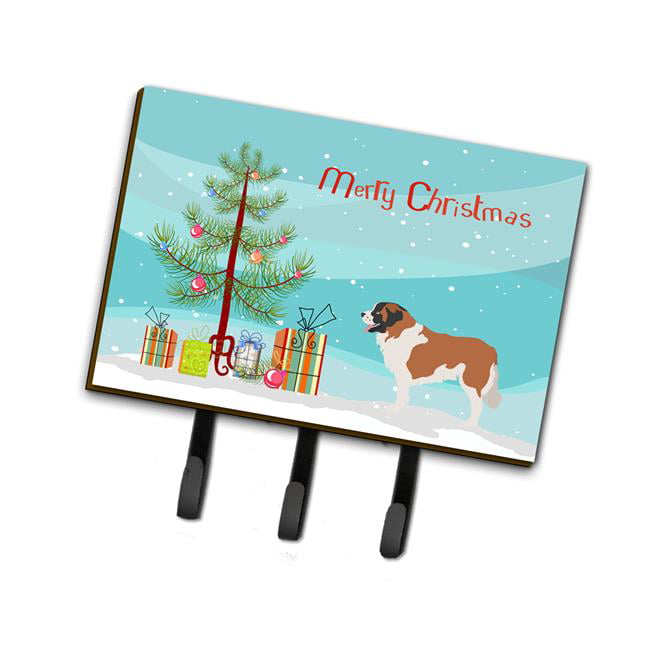 Carolines Treasures Merry Christmas Carolers Pug Fawn Leash or Key Holder BB2339TH68 Triple Multicolor 