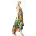 thumbnail image 4 of Sakkas Lizi 2 Women's Maxi High-Low Halter Handkerchief Dress Beach Party Vacation - 543 - One Size, 4 of 5