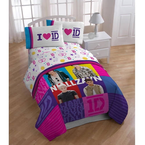One Direction Twin Cotton Rich Sheet Set