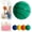 Green, variant on Silent Basketball Size 3/5/7, Quiet Basketball Dribbling Indoor Foam Basketballs for Noise Free Play, Soft PU Airless Ball for Dorm Travel Training, Size 5