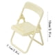 thumbnail image 3 of Pisexur Batería de cocina Silla plegable en miniatura, soporte para teléfono, teléfono en silla plegable, mini teléfono en silla plegable, teléfono celular en silla p para la cocina del hogar, 3 of 4