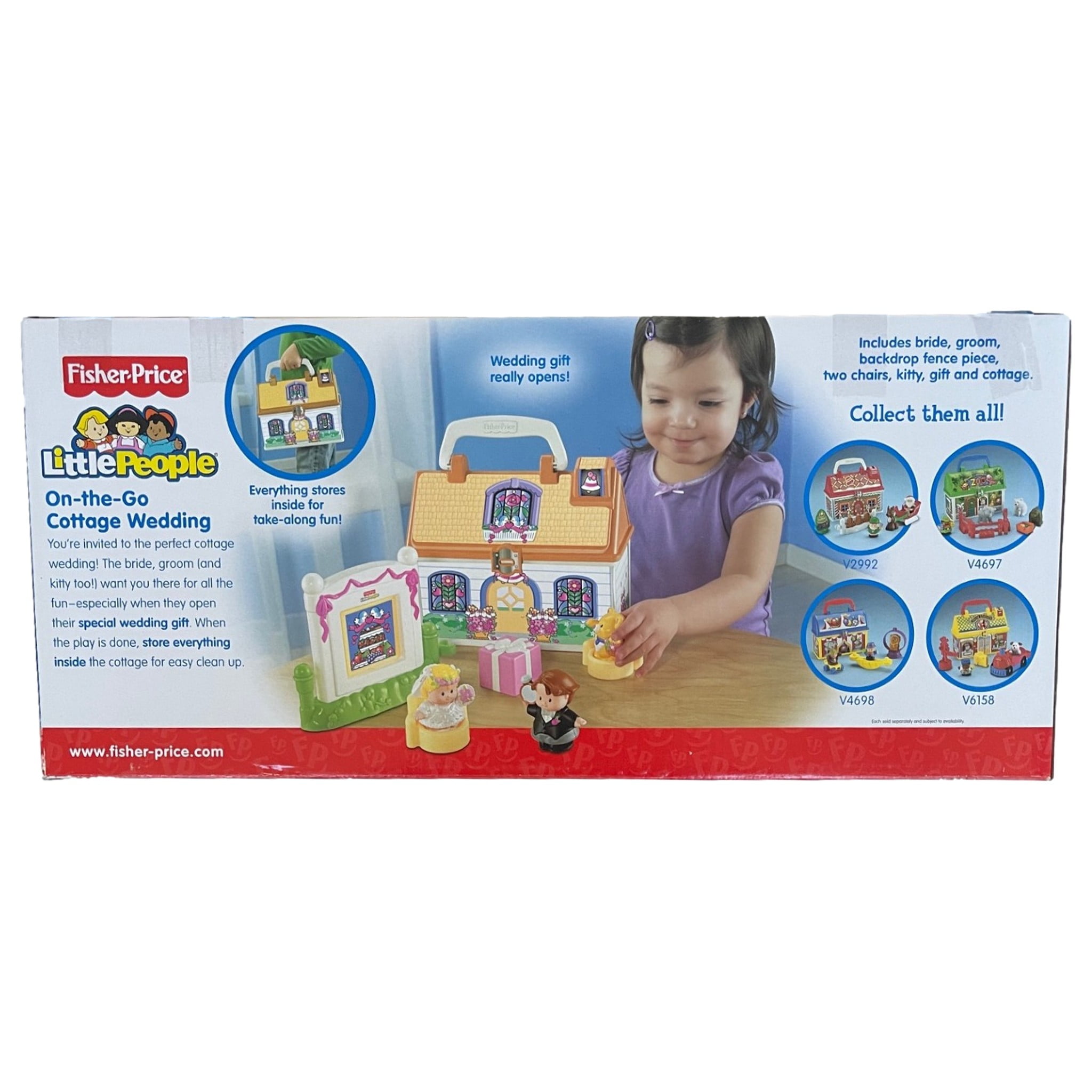 Fisher Price Little People Cottage Wedding Take Along Playset