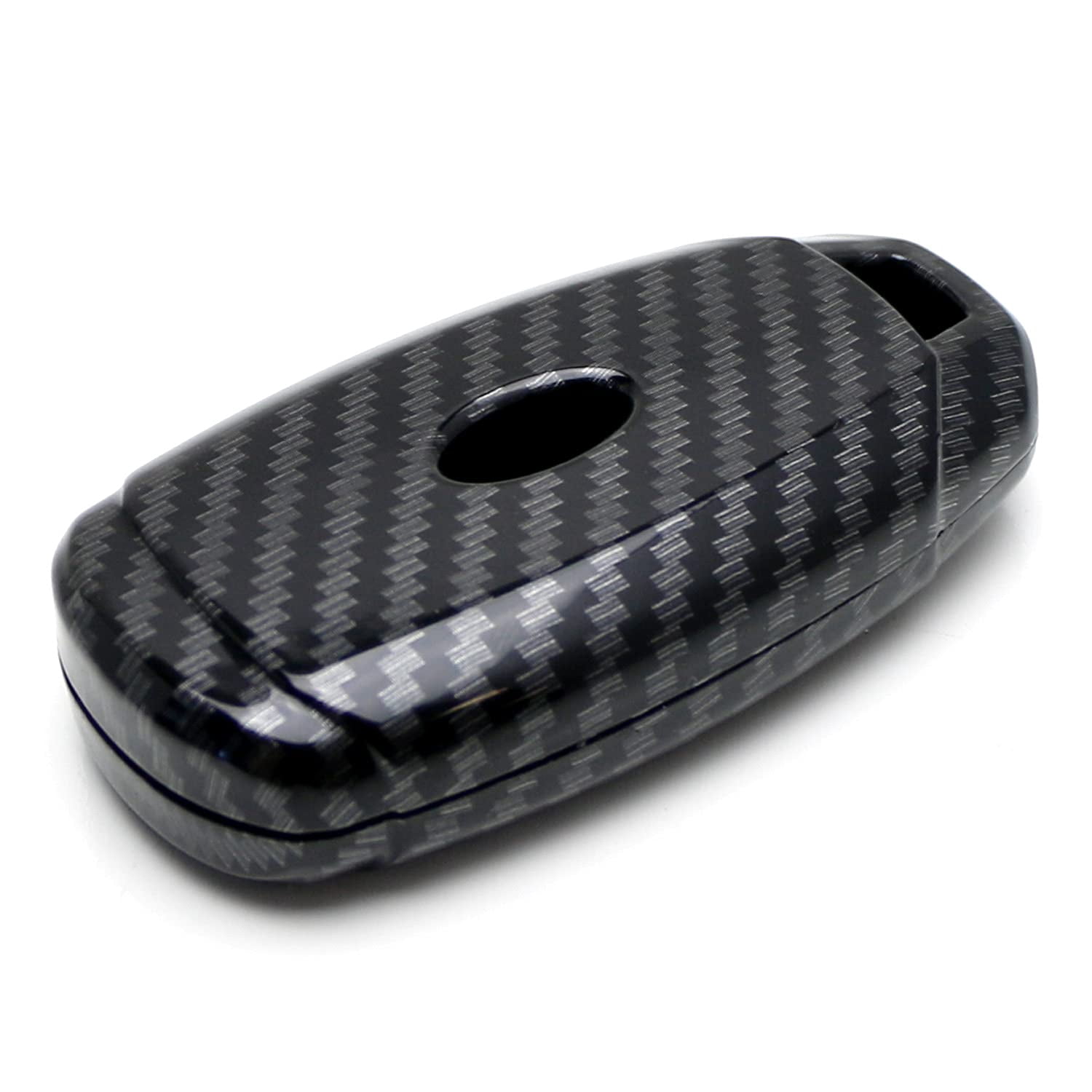 Gloss Finish Hard Shell Key Fob Cover Case, Compatible with 2018/2019-up Hyundai Kona Veloster Elantra GT Santa Fe Palisade 4-Button Smart Key Fob