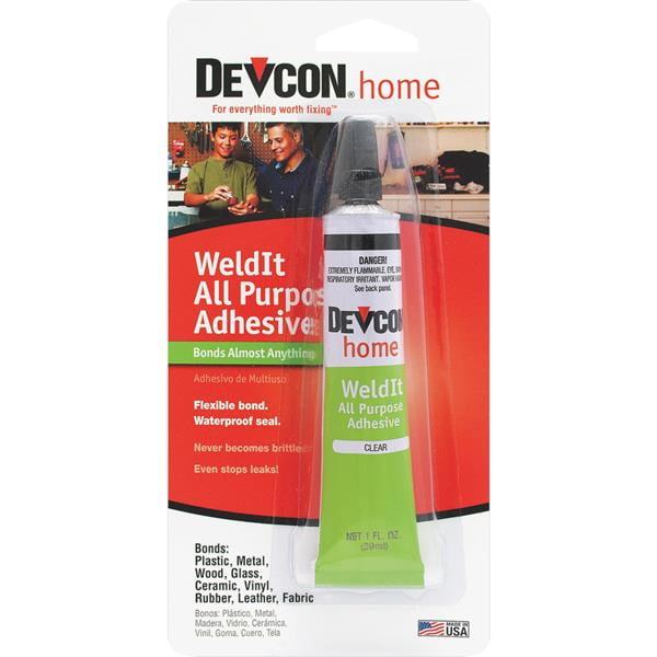 Devcon Weld-It All Purpose Waterproof Household Cement 1 OZ 18245