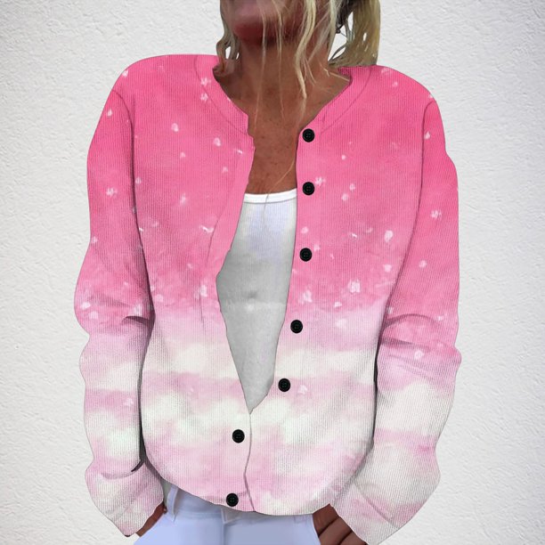 Puntoco Blusa Estampada De Moda Para Mujer, Blusa De Manga Larga, Sudadera Con Bolsillos Y Capucha