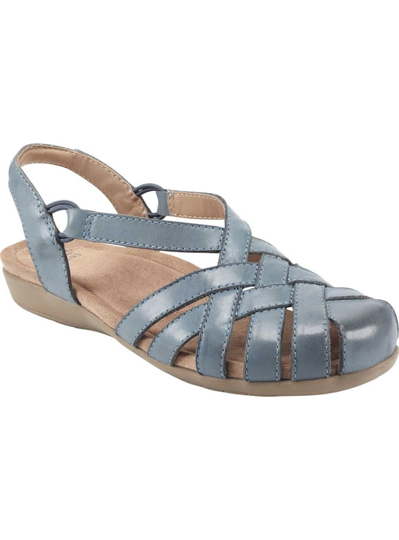 Sandali A Zeppa Earth Origins Carley Connie - Donna, Nero, Taglia 8.5 US, Nuovi In Scatola