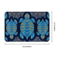 thumbnail image 3 of Daiia Turtle Front Door Mat, Heavy Duty Durable Welcome Mat for Outdoor Indoor, Dirt Trapper Waterproof Super Absorbent Door Mat, 16" x 24", 3 of 9