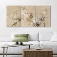 thumbnail image 2 of PixonSign Canvas Print Wall Art Minimal Rose Flower Blossom Bird Tree Nature Wilderness Illustrations Modern Art Botanical Floral Farmhouse/Country Relax Multicolor - 16"x24"x3, 2 of 5