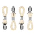 thumbnail image 1 of Woven Cotton Towel Clips Multifunctional Hangers With Metal Clips, 1 of 5