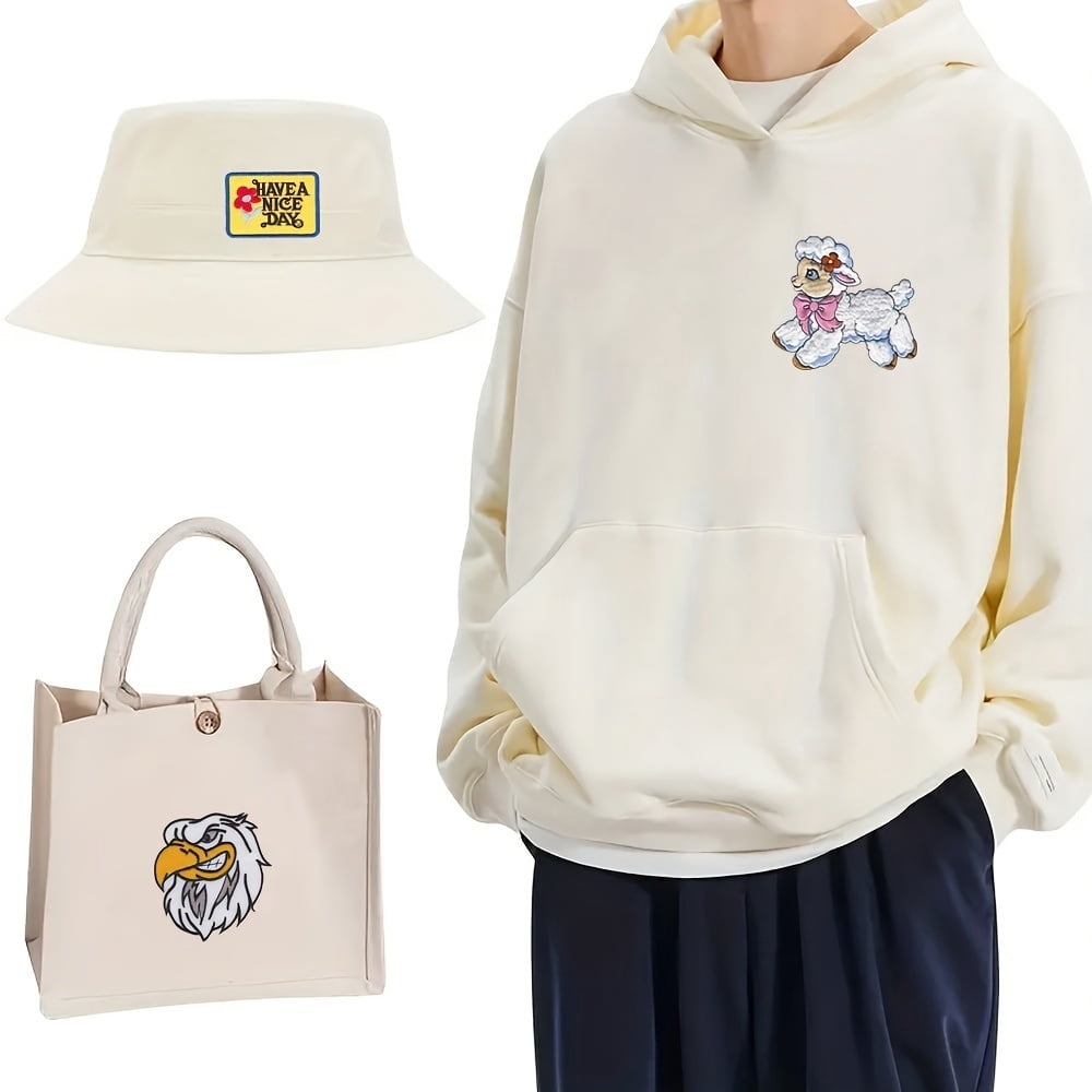Cute cartoon lamb embroidery patch | multi-purpose cloth decoration | suitable for clothing and bag decoration