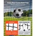 thumbnail image 4 of VEVOR Soccer Rebounder Net, Quick-Switch Angle Soccer Goal Rebounder for Control, Passing Practice, Heavy-Duty Iron Frame & PE Net, Easy Setup Ball Training Equipment for Teens&Adults,3.7 x 3.7 ft, 4 of 9