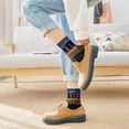 thumbnail image 4 of 5 Pack Womens Warm Socks Winter Thick Knitted Wool Crew Casual Socks Gift, 4 of 6