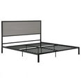 thumbnail image 3 of Modern Industrial King Platform Bed in Oak Gray, 3 of 7
