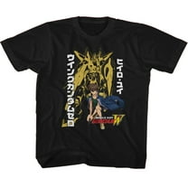 Gundam Heero Yuy And Wing Gundam Zero Black Youth T-Shirt Xs (5-6)