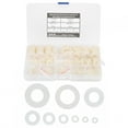 thumbnail image 2 of Flat Washer, Nylon Washer, White 600Pcs Hardware Tools Office Equipment Electronics Electroplating for Communications, 2 of 8