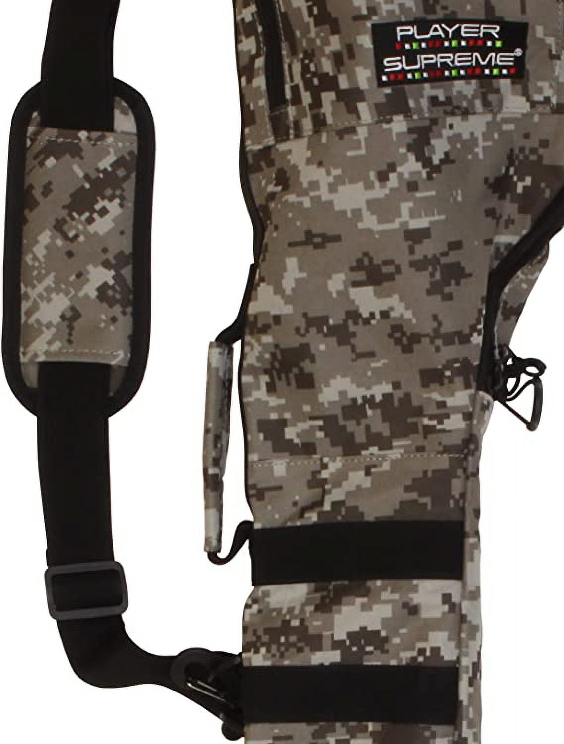 Lightweight Sunday Bag, Shoulder Golf Ba - Multiple Pockets and Comfortable Padded Strap, Perfect for Driving Range, Par-3, Practice- Camouflage