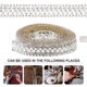 thumbnail image 3 of 1 Roll Self Adhesive Rhinestone Ribbon Bling Rhinestone Roll DIY Clothing Craft, 3 of 3