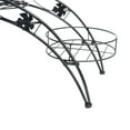 thumbnail image 5 of DAZONE Arch Metal Potted Plant Stand with 3 Holders Potted Plant Rack Organizer, 5 of 6