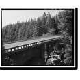 thumbnail image 2 of Historic Framed Print, Cascade Creek Bridge, Spanning Cascade Creek on New Big Oak Flat Road, Yosemite Village, Mariposa County, CA - 7, 17-7/8" x 21-7/8", 2 of 9