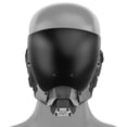 thumbnail image 4 of Cyberpunk Cool Cosplay Máscaras Máscara de comandante transpirable Equipo de protección extraíble, 4 of 8