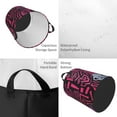 thumbnail image 2 of Fuzoiu ink Donkey Pop Art Print Circular Hamper,Laundry Basket with Handle,Collapsible Laundry,Dirty Clothes Storage Basket,for Bedroom Bathroom Dorm Living Room-Medium, 2 of 6