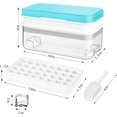 thumbnail image 2 of PET+ Silicone 64 - Cavity Flexible Ice Cube Tray, 2 of 5