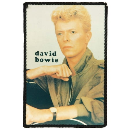 David Bowie Men's Blonde Hair Photo Patch Black (David Bowie Best Photos)