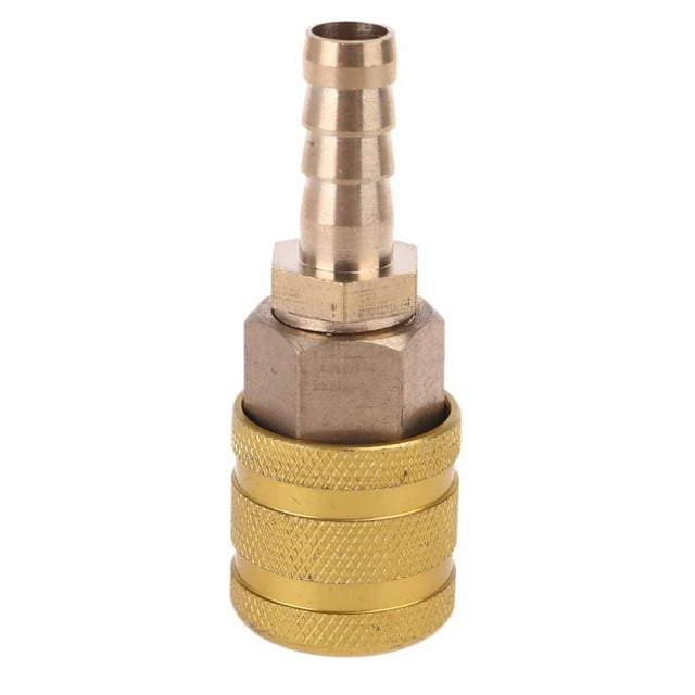 Brass 1/4Inch NPT Male Air Hose Quick Connect Adapter Air Coupler 8mm