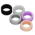 thumbnail image 1 of 5pcs Smart Ring Covers, Silicone Elastic Anti Scratch Protector, for Daily Use, Black White Gray Rose Violet, 1 of 7