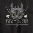 thumbnail image 3 of How to Train Your Dragon - Toothless Line Art - Toddler & Youth Crewneck Fleece Sweatshirt, 3 of 5