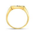 thumbnail image 4 of FB Jewels 10kt Yellow Gold Mens Round Diamond Dad Father Ring .01 Cttw, 4 of 4