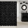 thumbnail image 2 of Manfei Bohemian Damask Shower Curtain 72Wx84L,Southwestern Theme Bathroom Shower Curtain, 2 of 6