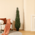 thumbnail image 3 of 5 ft Artificial Cedar Tree UV Rated , Artificial Christmas Topiary Tree, Pre-Potted Plants for Indoor Outdoor Housewarming Gift Home Decor, DR.Planzen, 3 of 5