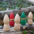 thumbnail image 4 of 8pcs Blank Wooden Peg Dolls Unpainted Peg Dolls Unfinished Peg People for DIY Painting, 4 of 4